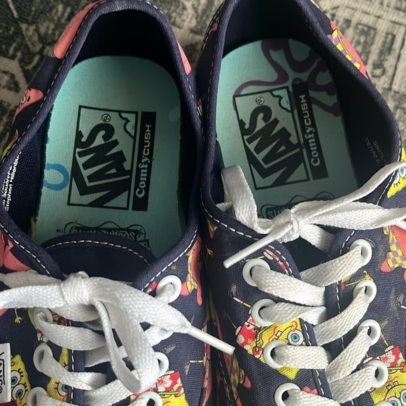 Vans SpongeBob SquarePants x ComfyCush AlohaBob size men’s 8 women’s 9.5 - Picture 5 of 8